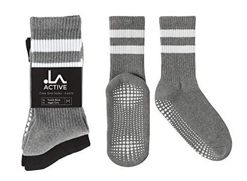 Buy LA Active Grip Socks - Grip Non-Slip, Non-Slip Socks Yoga