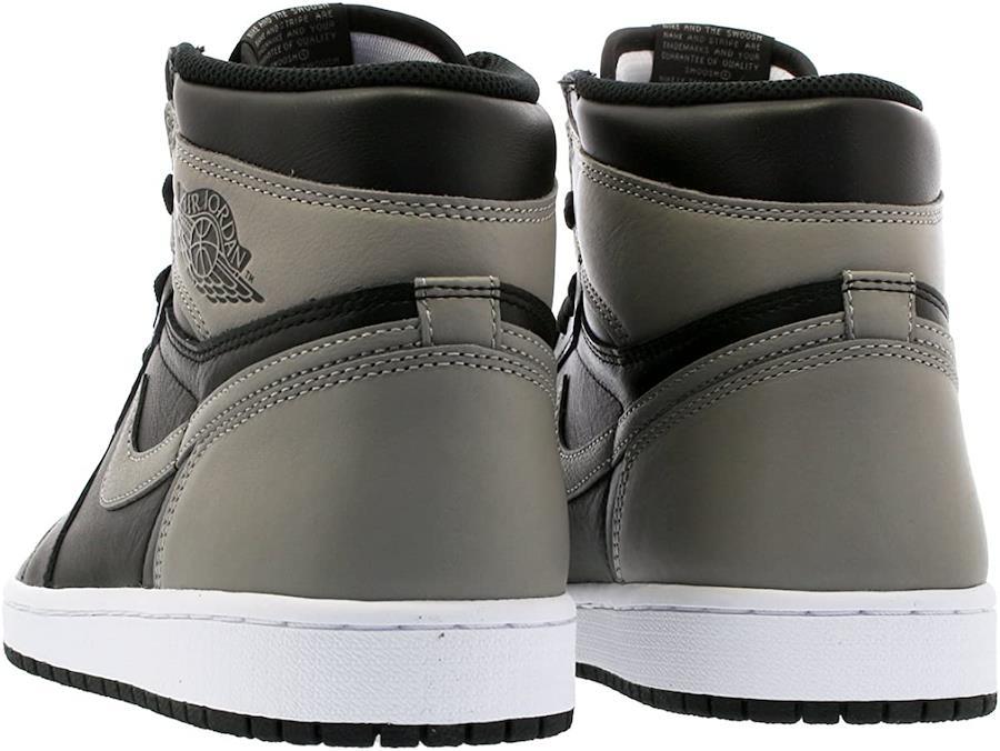 [Nike] AIR JORDAN 1 RETRO HIGH OG BLACK/MEDIUM GRAY/WHITE [SHADOW] [2018  model] [25.0cm-28.5cm] [parallel import goods]