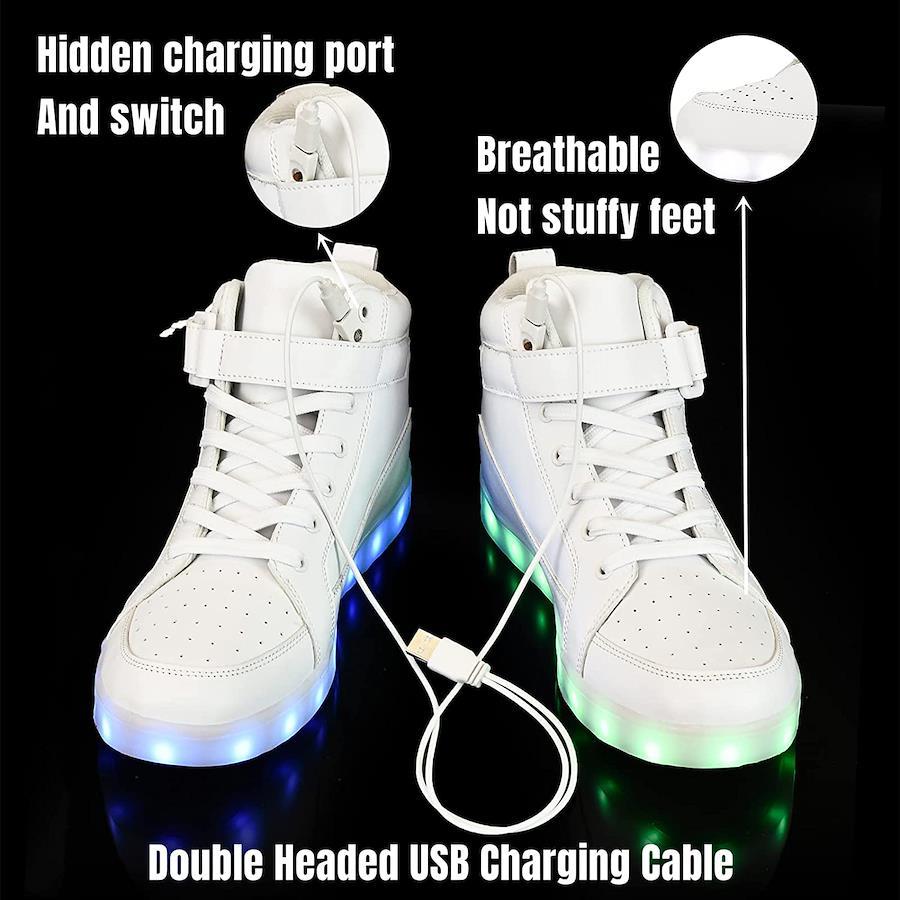 religion Forsøg Polar Buy IGxx LED Light Up Shoes Light Men's High Top LED Sneakers USB Charging  Shoes Women's Luminous Flashing Shoes LED Kids from Japan - Buy authentic  Plus exclusive items from Japan | ZenPlus