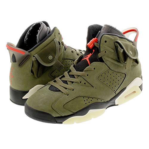 [Nike] Air Jordan 6 Retro SP Medium Olive/Infrared/Black [Trav...