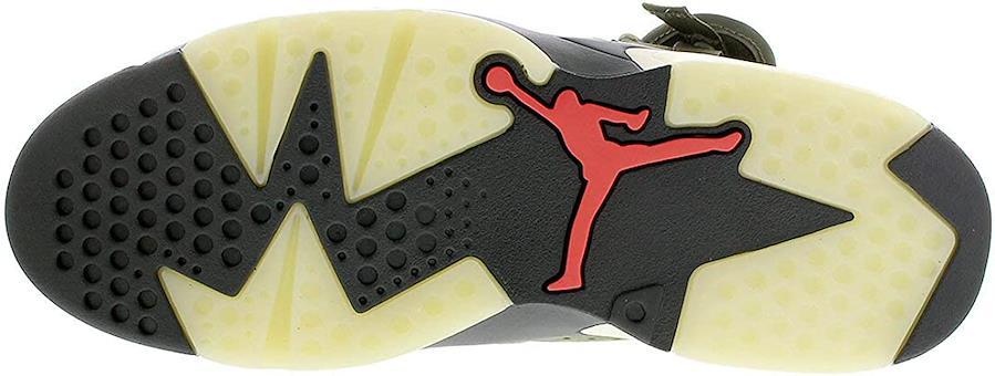 [Nike] Air Jordan 6 Retro SP Medium Olive/Infrared/Black [Travis Scott]  [parallel import goods]