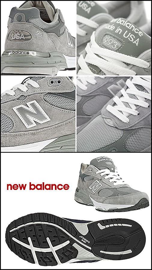 New Balance] 993 Sneakers MR993GL D Wide MADE IN USA Gray