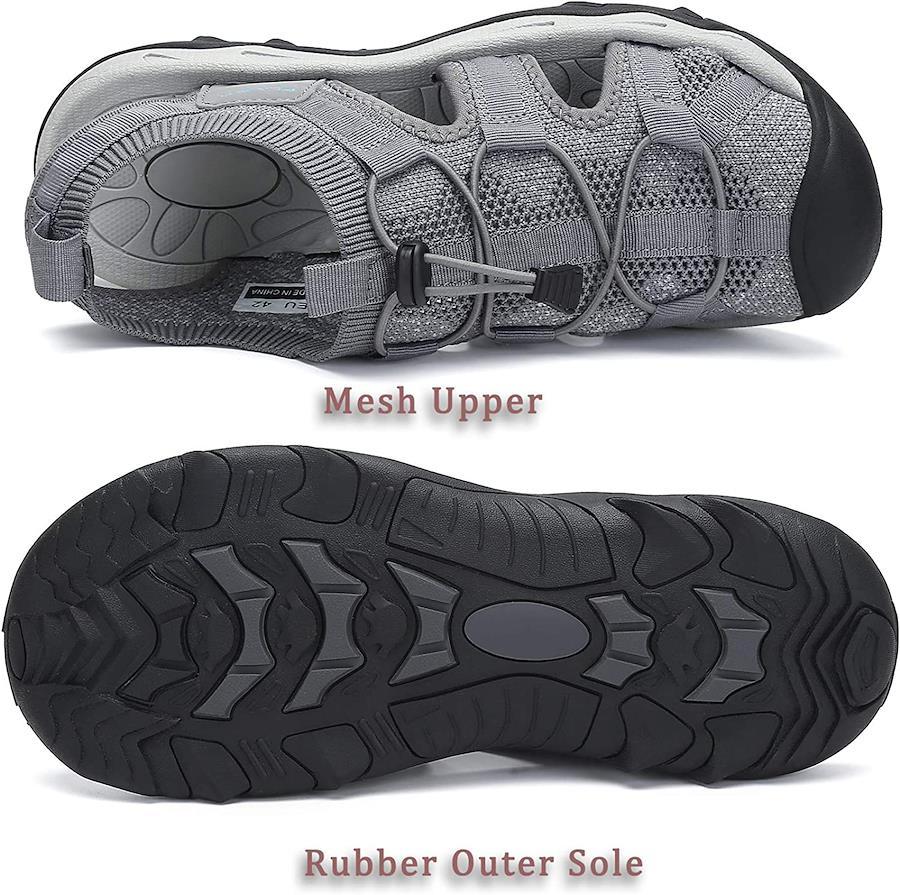 Buy HOBIBEAR Boys Outdoor Closed-Toe Summer Sport Sandals(32,Black) at  Amazon.in