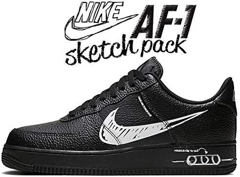 Nike Air Force 1 AF1 LV8 Utility Black White Algeria