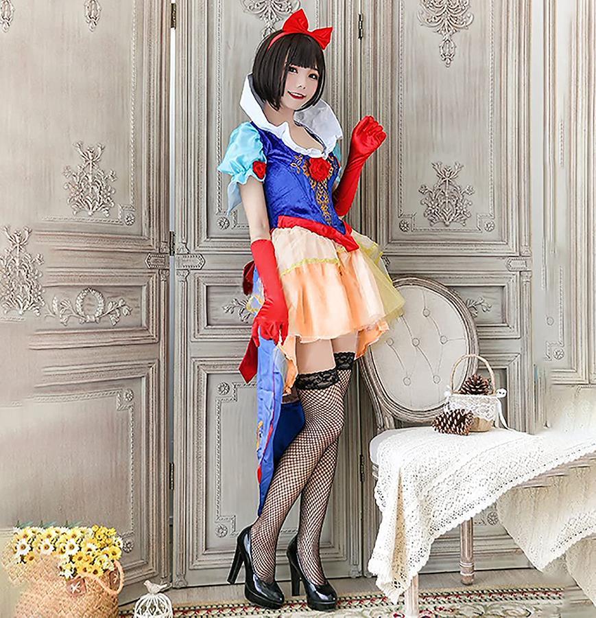 Snow White Costume Adults Pattern  Snow White Cartoon Costume Adult -  Cosplay White - Aliexpress