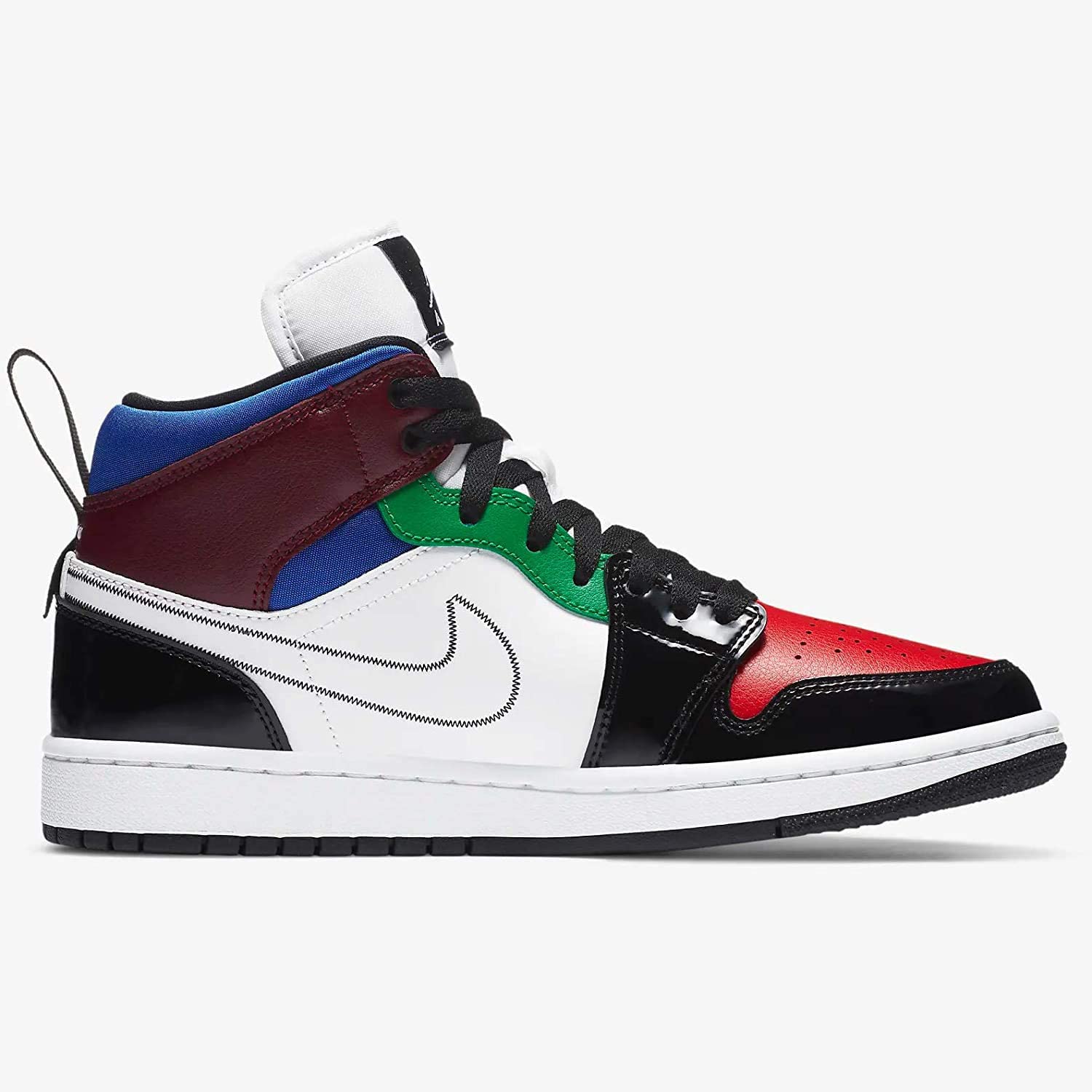 Nike Air Jordan 1 Mid W Air Jordan 1 Mid SE Black/University Red/Hyper  Royal/White DB5454-001 Authentic Nike Japan Product