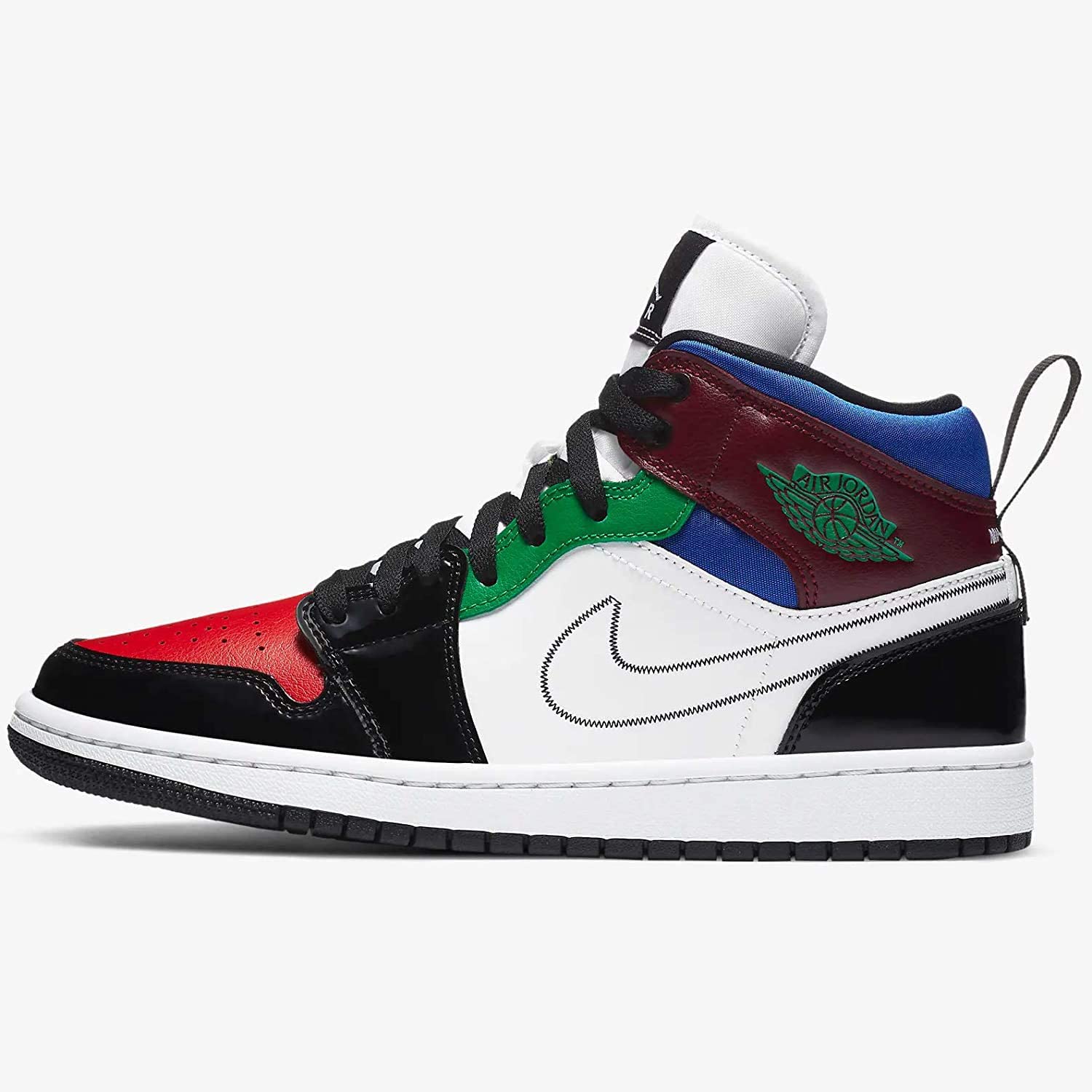 Nike Air Jordan 1 Mid W Air Jordan 1 Mid SE Black/University Red/Hyper  Royal/White DB5454-001 Authentic Nike Japan Product