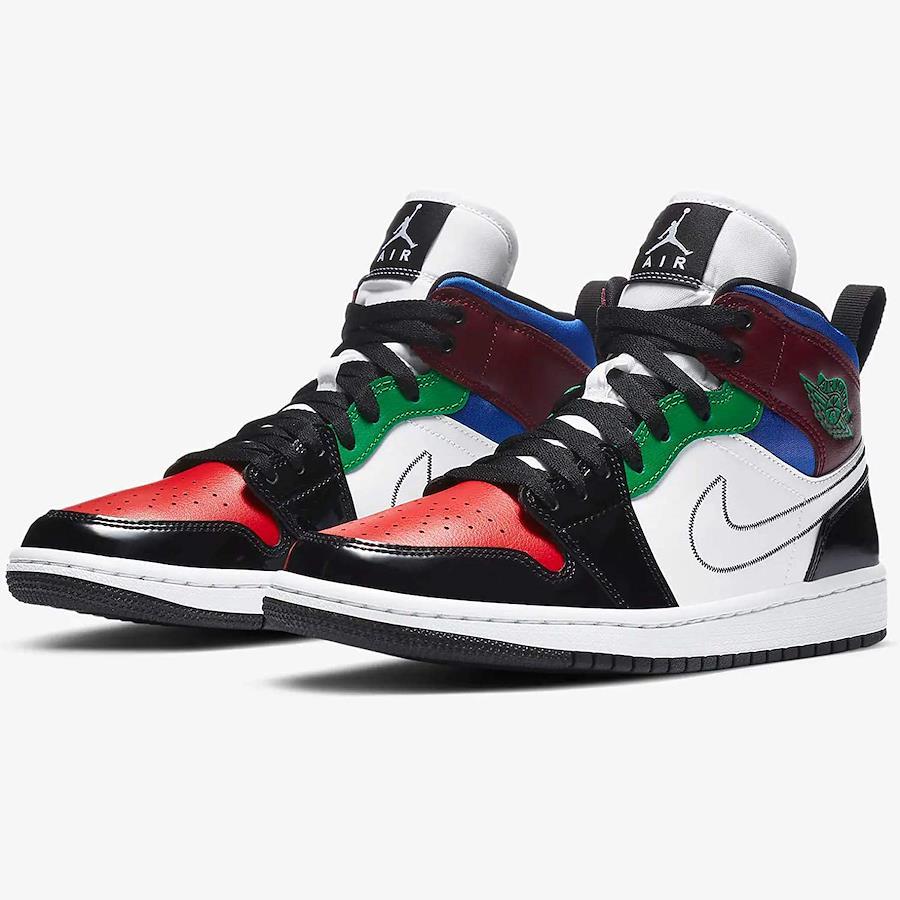 Nike Air Jordan 1 Mid W Air Jordan 1 Mid SE Black/University Red/Hyper  Royal/White DB5454-001 Authentic Nike Japan Product