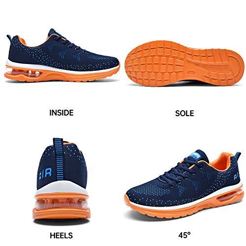 Autper Mens Air Athletic Running Tennis Shoes Lightweight Sport Gym Jogging  Walking Sneakers US 6.5-US12.5