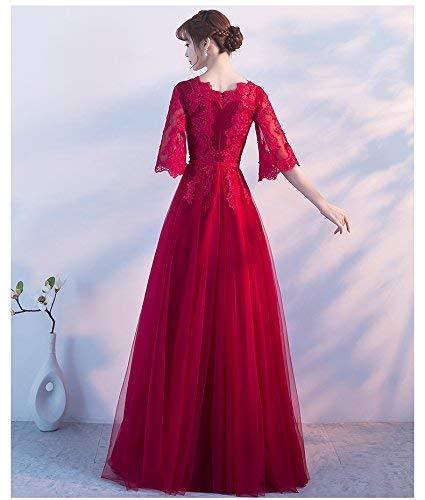 ロングドレス 赤い 結婚式 ドレス ロング丈 カラードレス 花嫁