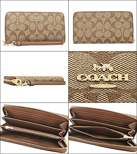 What's in my Coach Wallet/ What's in my Coach Medium Id Zip Wallet In  Signature Canvas - YouTube