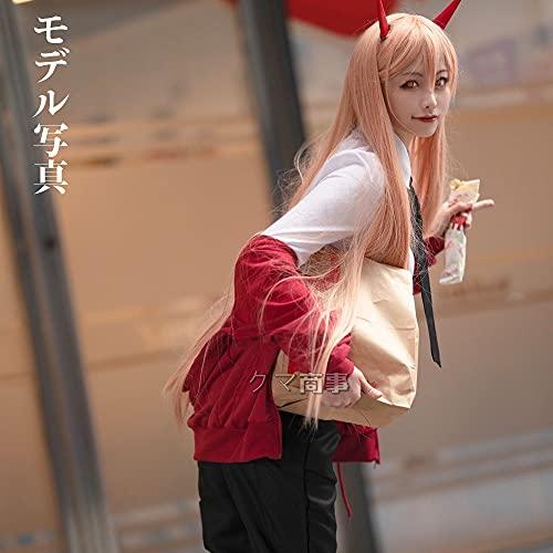 Anime Chainsaw Man Power Cosplay Costume Outfit + Cosplay Wig