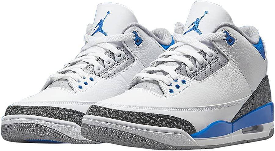 Men's Jordan 3 Retro Racer Blue White/Racer Blue Black (CT8532 145)