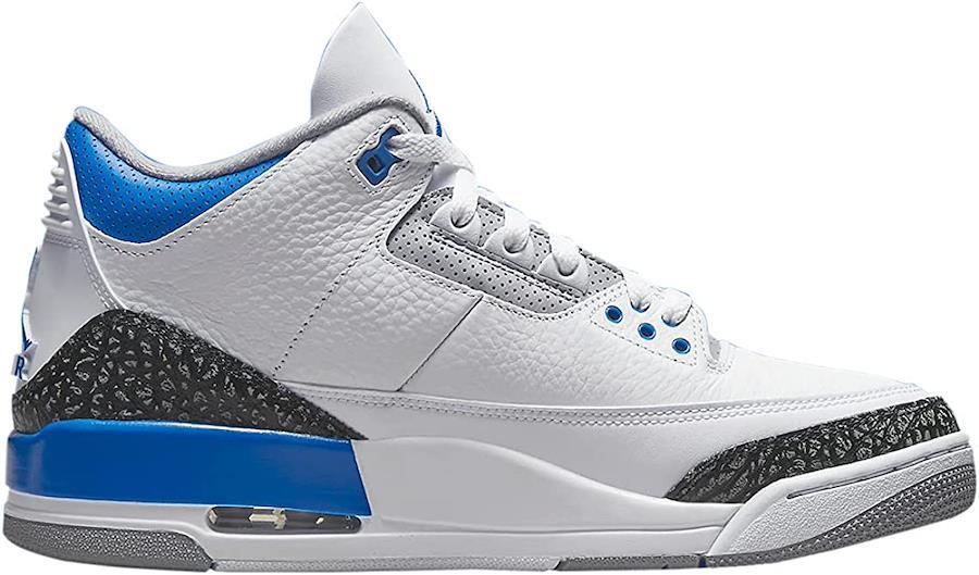 Men's Jordan 3 Retro Racer Blue White/Racer Blue Black (CT8532 145)