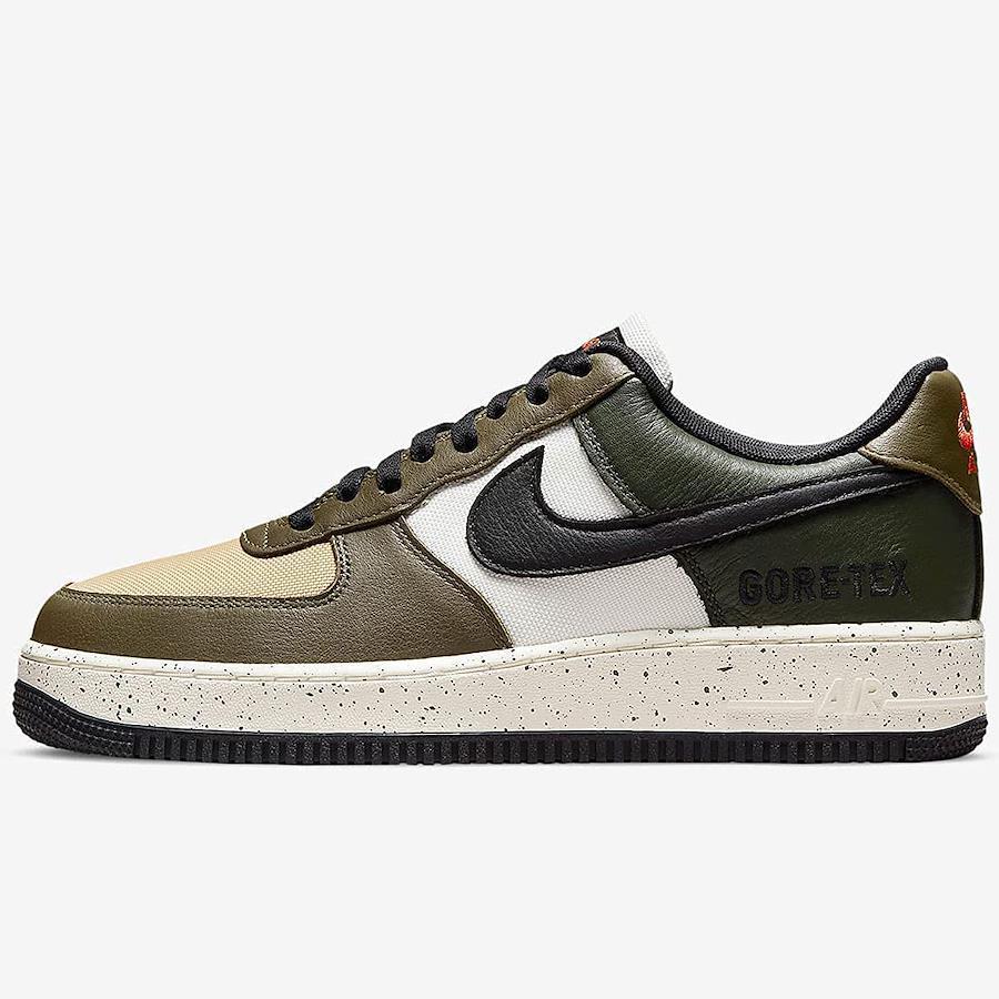 Nike Air Force One 1 Low Gore Tex Olive Black Low Top Sneakers Shoes Men  Size