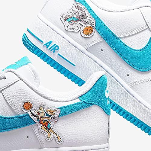 [Nike] Air Force 1 '07 x Space Players [AIR FORCE 1 '07 x SPACE PLAYERS]  White/Light Blue Fury DJ7998-100 Authentic Nike Japan Product