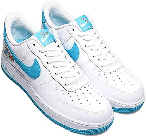 [Nike] Air Force 1 '07 x Space Players [AIR FORCE 1 '07 x SPACE PLAYERS]  White/Light Blue Fury DJ7998-100 Authentic Nike Japan Product