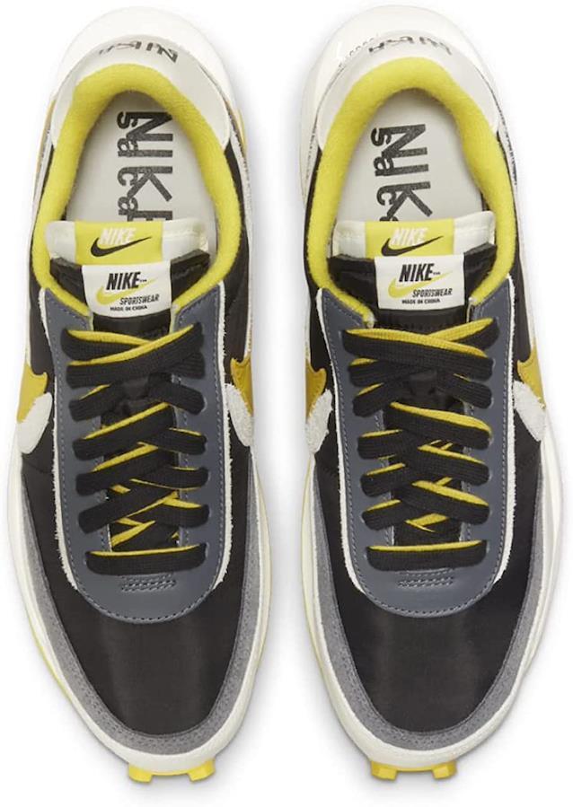 Buy Nike LDWAFFLE SACAI UNDERCOVER Black and Bright Citron LD