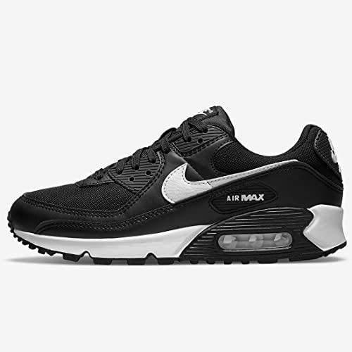 Nike Air Max 90 Leather GS Sneakers White CD6864-100 [Parallel Import]