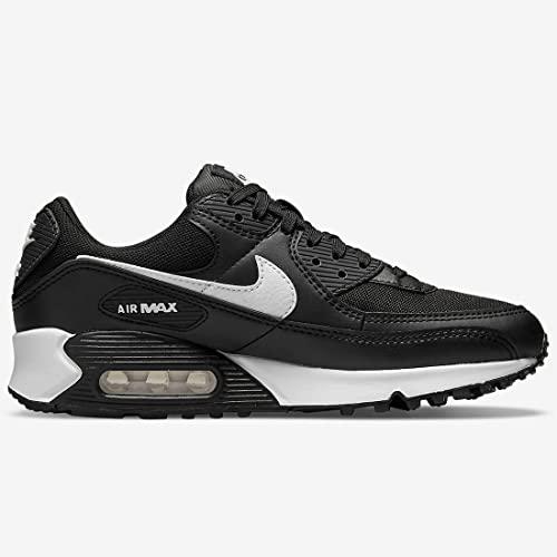 Buy Nike Air Max 90 Leather GS Sneakers White CD6864-100 [Parallel