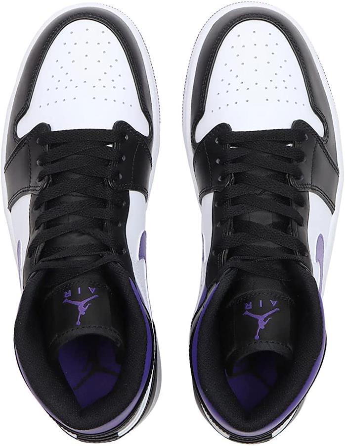 Buy Nike Air Jordan 1 Mid AIR JORDAN 1 MID Black/Purple/White