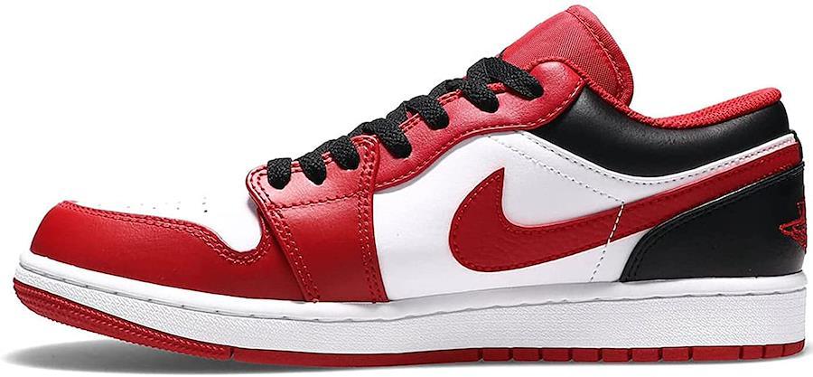 Buy [Nike] Air Jordan 1 Low [AIR JORDAN 1 LOW] White/Gym Red/Black