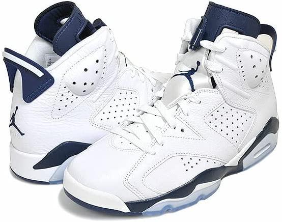 ナイキ]エアジョーダン 6 レトロ AIR JORDAN 6 RETRO white/midnight ...