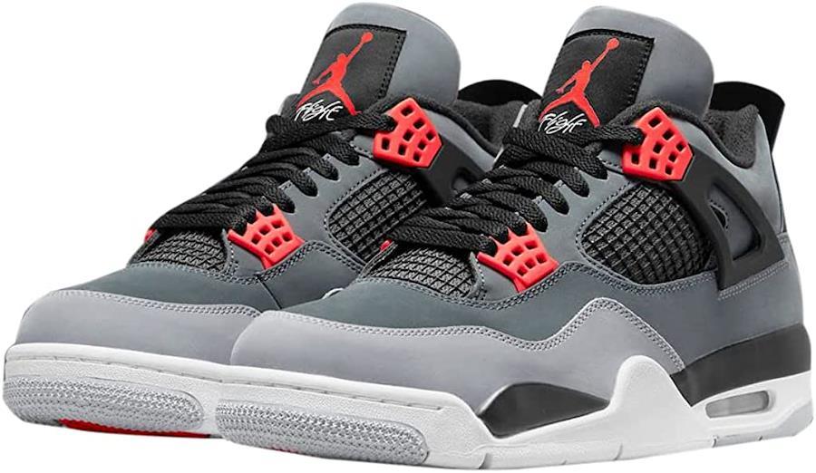 Buy Mens Jordan 4 Retro Infrared Dark Grey/Infrared 23-Black ...