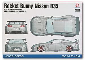 1/24 Scale Model Car Kit Rocket Bunny Nissan R35(HD03-0636)-HobbyDesign