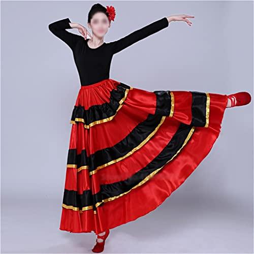 N/A 女性用フラメンコダンス衣装スペインの古典的な伝統的なジプシー