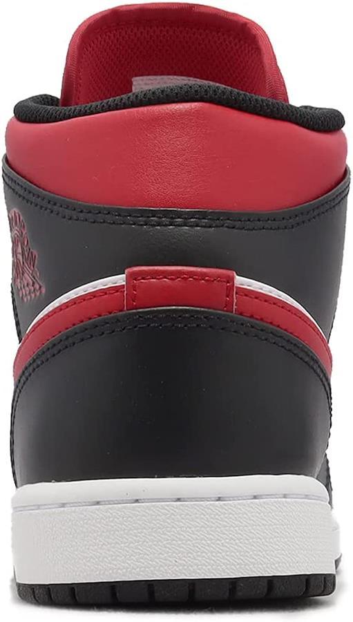 Nike Air Jordan 1 Mid Bred Toe 554724-079 [Parallel Import]