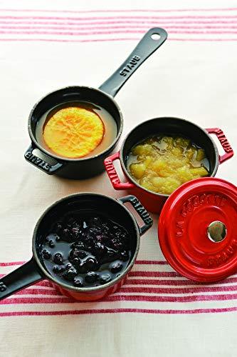 staub ストウブ 「 スモール ソースパン ブラック 10cm 」 小さい 片手