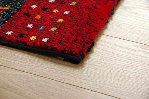 イケヒコ・コーポレーション ラグ カーペット マット トルコ製 輸入ラグ ウィルトン織 フォリア 約133×190cm レッド #2340459 -  日本の商品を世界中にお届け | ZenPlus