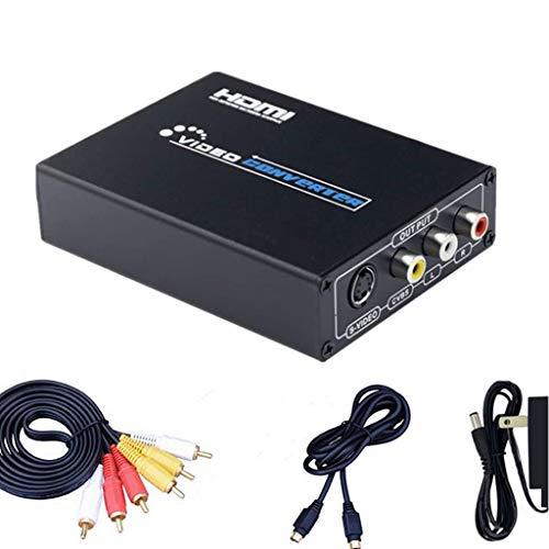 Mekaniker Bane For nylig Buy HDMI to 3RCA AV/S-Video HDMI to Composite/S Terminal Converter  Composite HDMI Conversion Video Converter 4:3 Compatible Digital Analog HDMI  RCA Conversion HDMI Converter Compatible with Blu-Ray/PS4/XBox/PC/Fire TV 3  Color RCA /