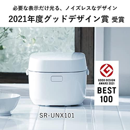 Panasonic Rice Cooker Can also Cook Odori Cooker 1 Unit 2 Roles 5.5 Go IH  Type My Spec Recipe Added White SR-UNX101-W