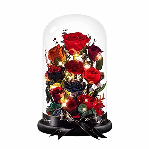 プリザーブドフラワー ガラスドーム プレゼント バラ 花 人気 薔薇