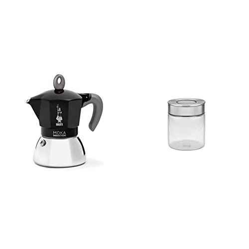 Buy Bialetti espresso maker direct flame IH combined mocha induction for 6  cups black 0006936 & Tramontina sealed canister 700ml coffee beans 200g  61227/020 from Japan - Buy authentic Plus exclusive items from Japan