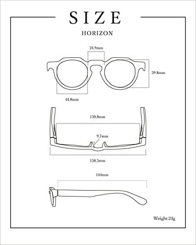 [Jugaad14] Jugaad 14 made in Japan Sunglasses HORIZON CLEAR Horizon Clear