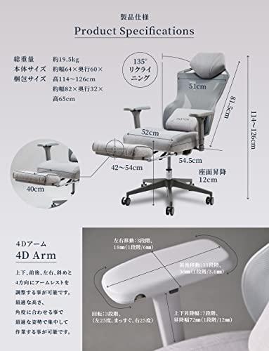 Buy PAXTON Gaming Chair Supervised by Japanese Manufacturer [Work
