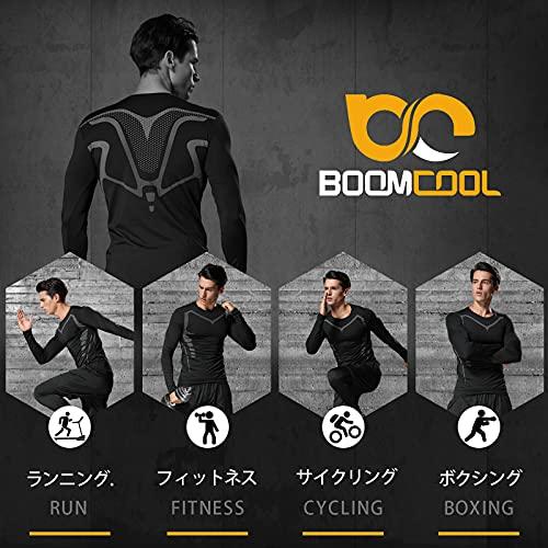 Buy [BOOMCOOL] Training Wear, Men's Compression Sportswear, Sportswear,  Men's 5-Piece Set, Breathable, Odor Resistant, Hoodie, Long Sleeve Shirt,  Short Sleeve Tights, Sports Running Suit, Tights, Abrasion Resistant,  Compression Sportswear, Sweat