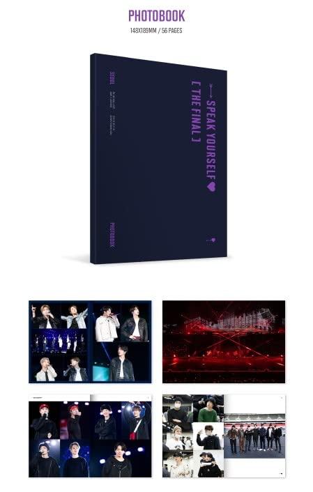 BTS World Tour 'Love Yourself Speak Yourself' The Final - incl. 192pg  Photobook, Folded Poster, Bookmark Set + Photocard [Blu-ray]