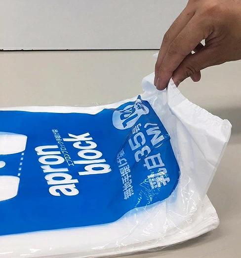 Extra Large White Plastic Shopping Bags (100 pcs.)