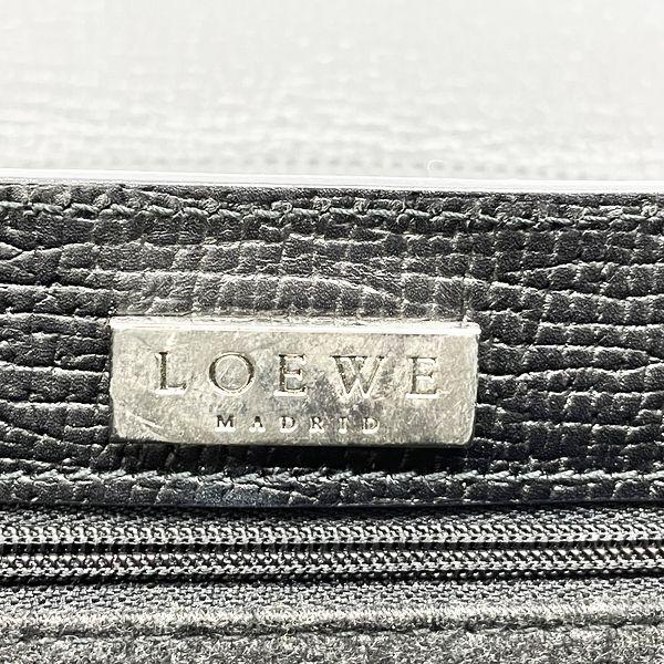 LOEWE(ロエベ) ロゴ プレート スクエア 2WAY ヴィンテージ ハンドバッグ レザー レディース中古AB20240216