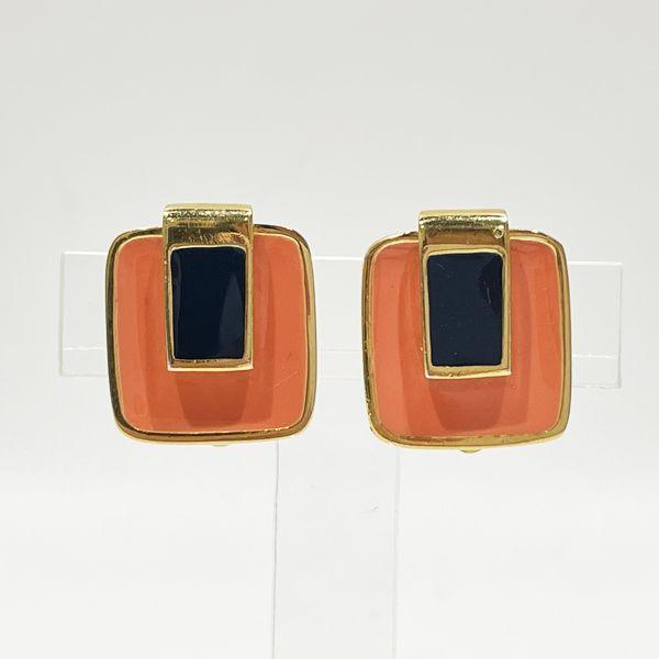 Buy [Used AB/Slightly used] Givenchy Vintage Square Earrings 2