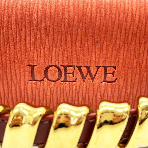 [Used AB/small feeling of use] Loewe Vintage Velazquez Twist Vanity Ladies  Handbag Orange 20421213