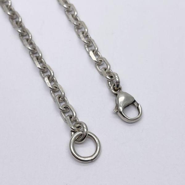 [Used B/Standard] Dr. MONROE Oval Hole Pendant *External chain (925  stamped) Silver 925 Men's Necklace 20429542