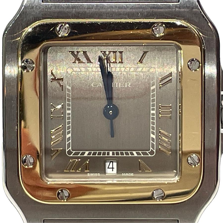中古/ CARTIER カルティエ スイス製クオーツ 腕時計 W20030C4 サントスガルベLM ユニセックス 20456207