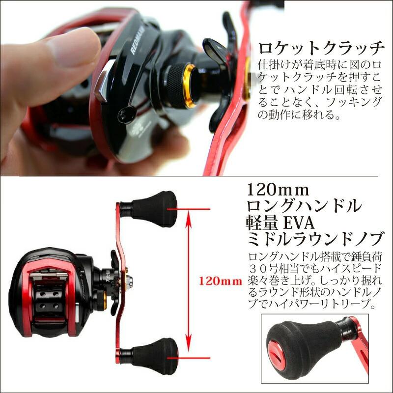 ベイトリール アブガルシア レッドマックス船3 REDMAX船3 Abu Garcia