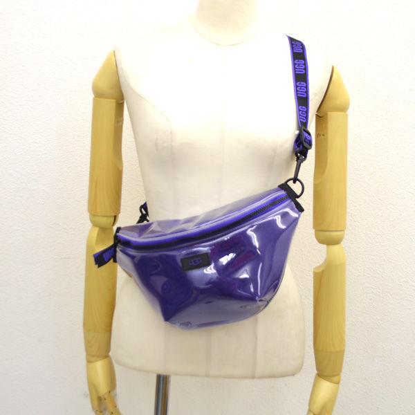 UGG / UGG body bag / nasha belt bag clear / PVC / purple 1126832 Ladies  fashion [bag / bag / BAG / bag / bag] [used]