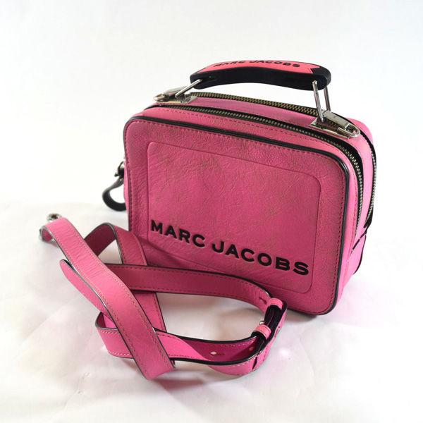 Buy MARC JACOBS Shoulder Bag The Textured Box 20 Leather Pink